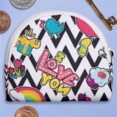 Horseshoe Style Canvas Pouch 