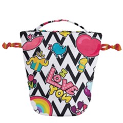 Drawstring Bucket Bag 