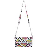 Vector Romantic Love Seamless Pattern Mini Crossbody Handbag
