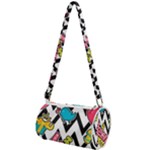 Vector Romantic Love Seamless Pattern Mini Cylinder Bag