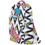 Vector Romantic Love Seamless Pattern Double Compartment Backpack