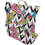 Vector Romantic Love Seamless Pattern Buckle Up Backpack