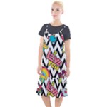 Vector Romantic Love Seamless Pattern Camis Fishtail Dress