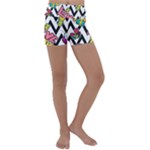 Vector Romantic Love Seamless Pattern Kids  Lightweight Velour Yoga Shorts