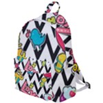 Vector Romantic Love Seamless Pattern The Plain Backpack