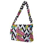 Vector Romantic Love Seamless Pattern Full Print Messenger Bag (M)