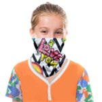Vector Romantic Love Seamless Pattern Face Covering Bandana (Kids)