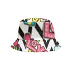 Vector Romantic Love Seamless Pattern Bucket Hat (Kids)