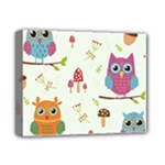 Forest Seamless Pattern With Cute Owls Deluxe Canvas 14  x 11  (Stretched)