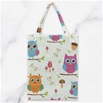 Forest Seamless Pattern With Cute Owls Classic Tote Bag