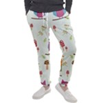 Forest Seamless Pattern With Cute Owls Men s Jogger Sweatpants