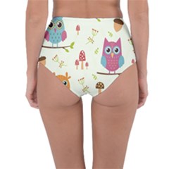 Reversible High-Waist Bikini Bottoms 