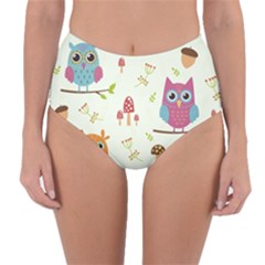 Reversible High-Waist Bikini Bottoms 