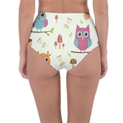 Reversible High-Waist Bikini Bottoms 