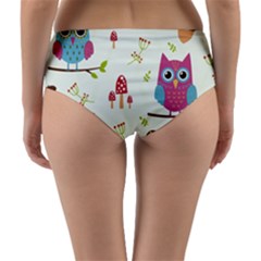 Reversible Mid-Waist Bikini Bottoms 