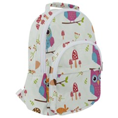 Rounded Multi Pocket Backpack 