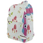 Forest Seamless Pattern With Cute Owls Classic Backpack