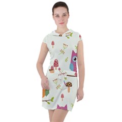 Drawstring Hooded Dress 
