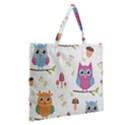 Zipper Large Tote Bag 