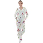 Forest Seamless Pattern With Cute Owls Women s Tracksuit