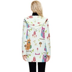 Button Up Hooded Coat  
