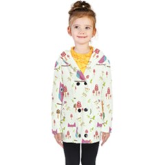 Kids  Double Breasted Button Coat 