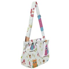 Rope Handles Shoulder Strap Bag 