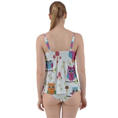 Twist Front Tankini Set 