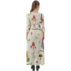 Button Up Boho Maxi Dress 