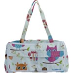 Forest Seamless Pattern With Cute Owls Multi Function Bag