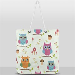 Full Print Rope Handle Tote (Large) 
