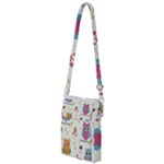 Forest Seamless Pattern With Cute Owls Multi Function Travel Bag