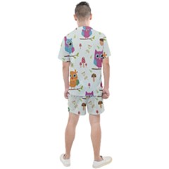 Men s Mesh T-Shirt and Shorts Set 