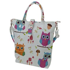 Buckle Top Tote Bag 
