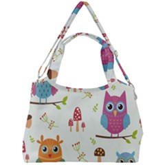Double Compartment Shoulder Bag 