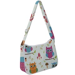 Zip Up Shoulder Bag 