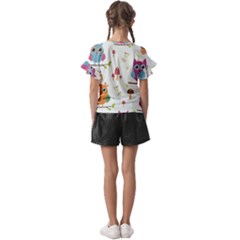 Kids  Cut Out Flutter Sleeves 