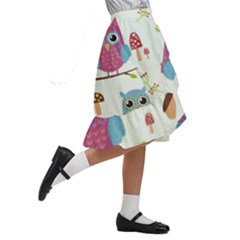 Kids  Ruffle Flared Wrap Midi Skirt 