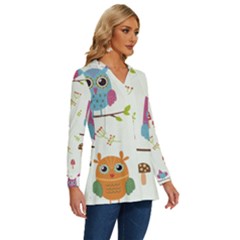 Long Sleeve Drawstring Hooded Top 