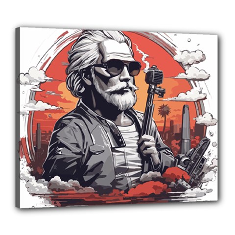 ai generator t hirt design Canvas 24  x 20  (Stretched) from ArtsNow.com