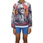 ai generator t hirt design Kids  Long Sleeve Swimwear