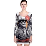 ai generator t hirt design Long Sleeve Bodycon Dress