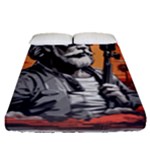 ai generator t hirt design Fitted Sheet (Queen Size)