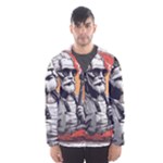ai generator t hirt design Men s Hooded Windbreaker