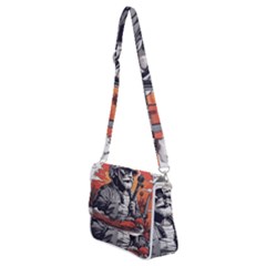 Shoulder Bag with Back Zipper 