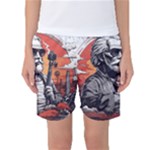 ai generator t hirt design Women s Basketball Shorts
