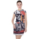 ai generator t hirt design Drawstring Hooded Dress