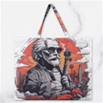 ai generator t hirt design Zipper Large Tote Bag