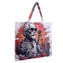 Zipper Large Tote Bag 