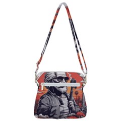 Zipper Messenger Bag 